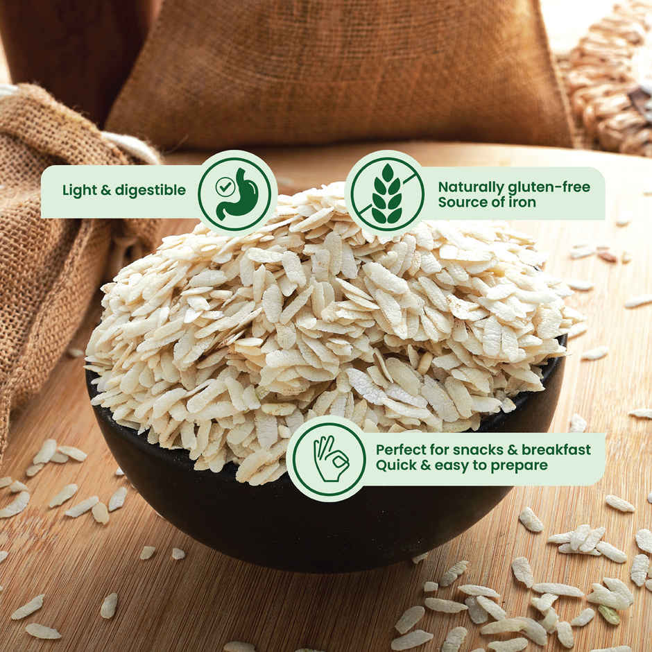 Daily Good Poha / Avalakki Thick(500gms) & Daily Good Raw Peanut / Singdana(500gms) Combo