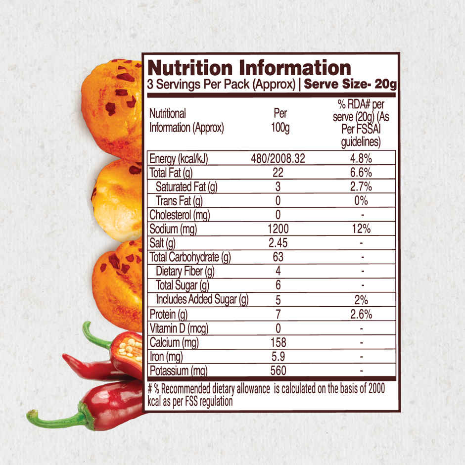 MOM Korean Hot N Spicy Makhana