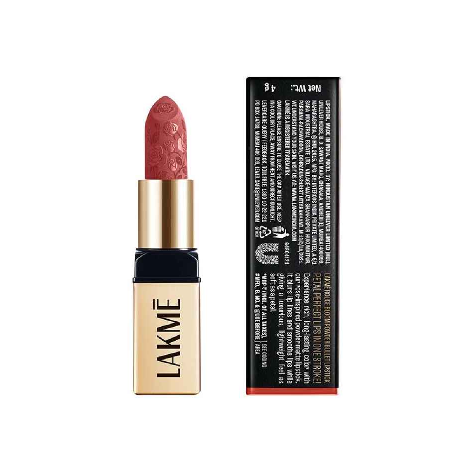 Lakme Rouge Bloom Powder Matte Bullet Nude Nectar 201