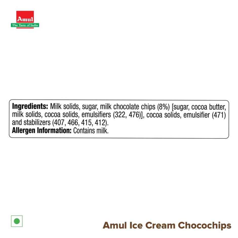 Amul Choco Chip Chocolate Ice Cream Tub