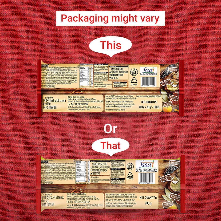 MAGGI 2-Minute Special Masala Instant Noodles