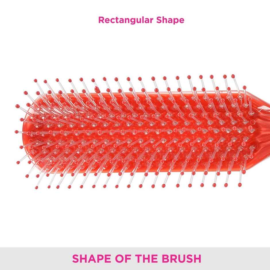 VEGA Flat Hair Brush For Men & Women | Color May Vary (R4-Fb )