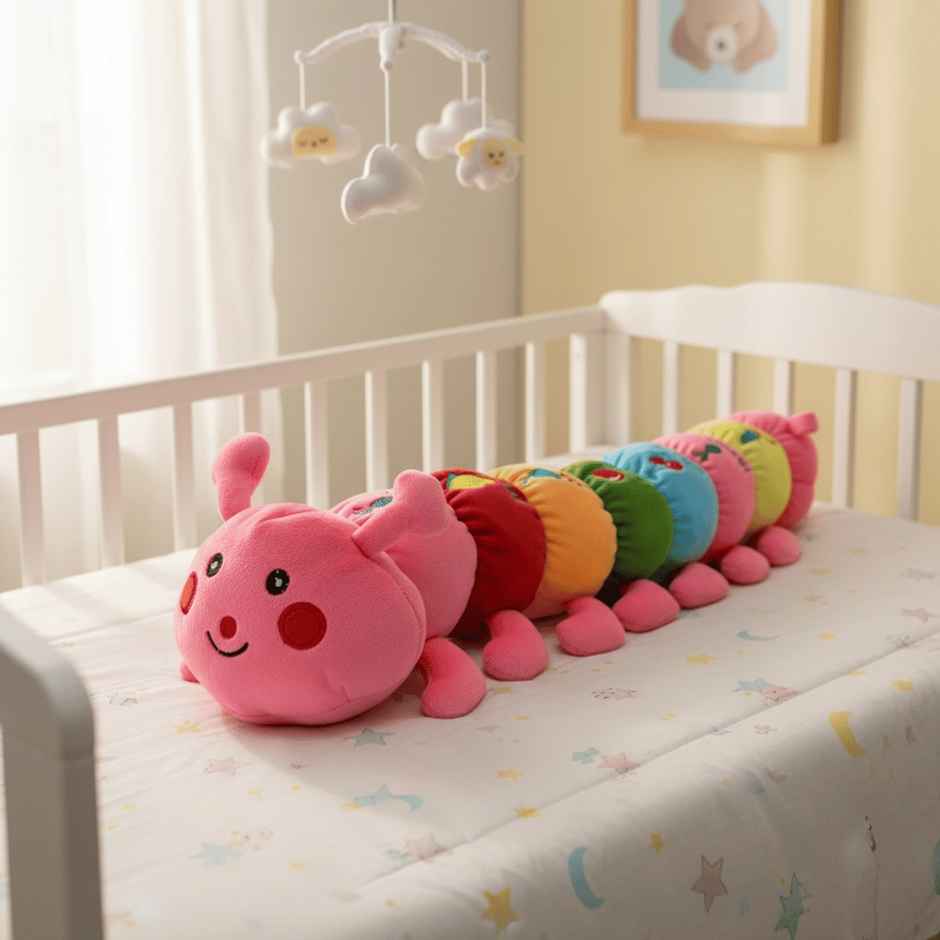 Toytales Adorable Colorful Caterpillar Soft Toy