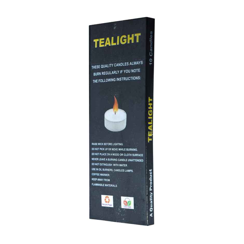 Colored T-Light Candles | 8 g each | Pack Of 10 | Walton