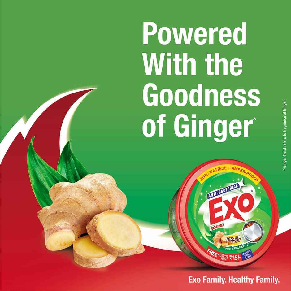 Exo Ginger Twist Dishwash Bar | Anti Bacterial