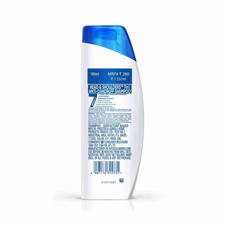 Head & Shoulders Anti-Dandruff Shampoo With 7 Benefits