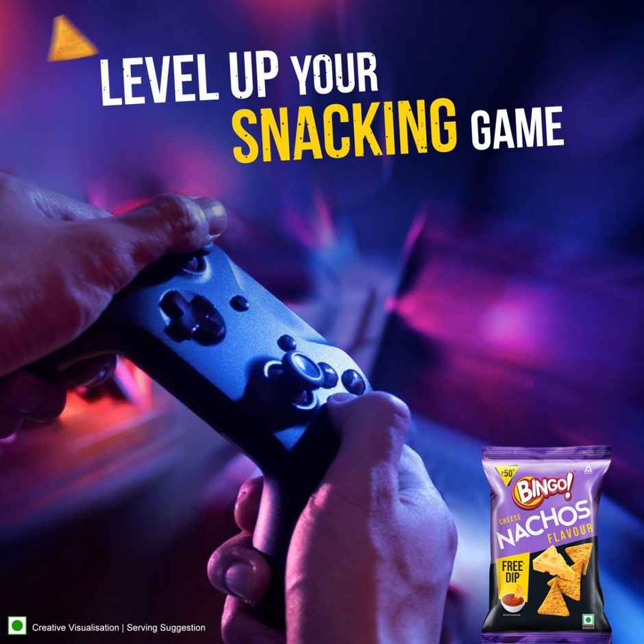 Bingo! Cheese Nachos with Free Dip | Crispy & Cheesy