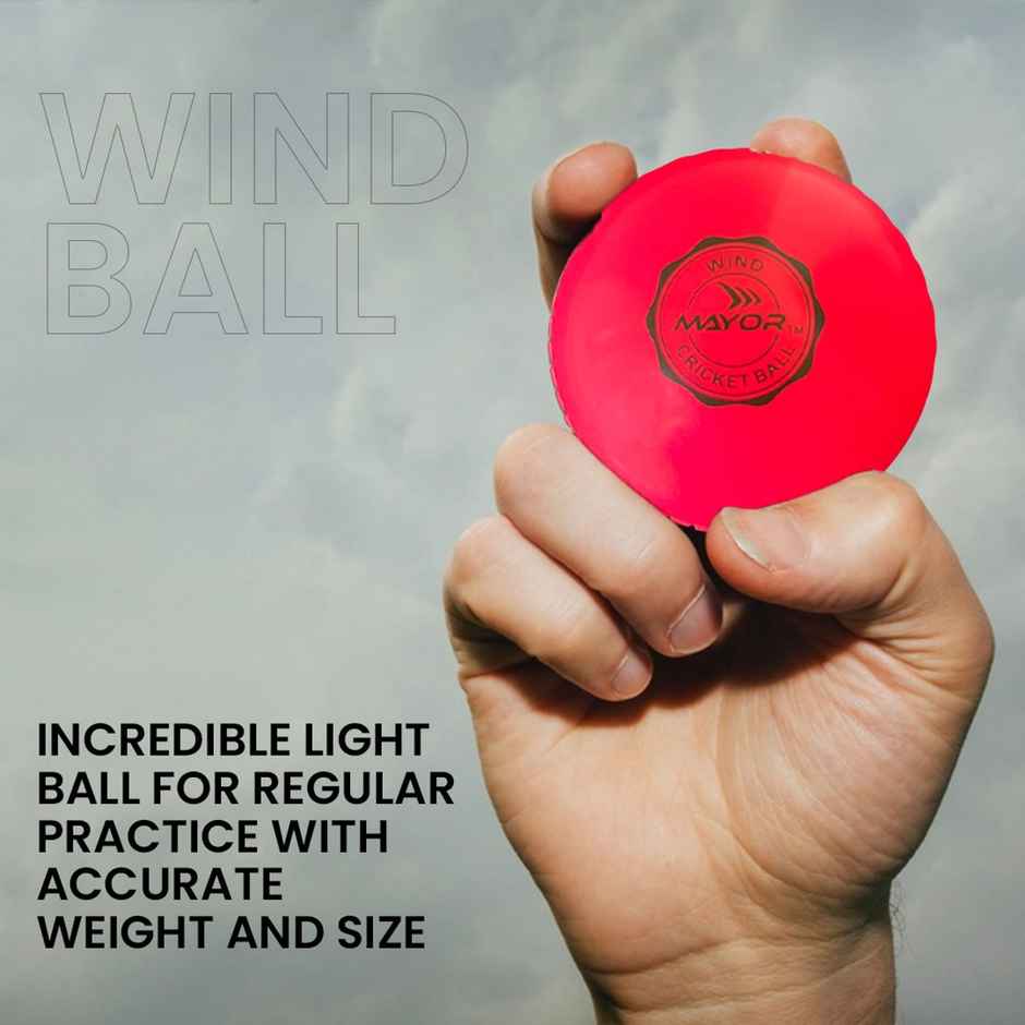 Mayor Wind Cricket Ball (Pack of 3)