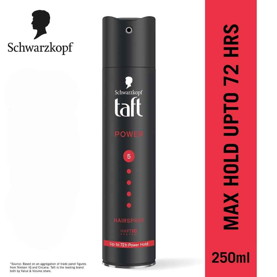 Schwarzkopf Taft Power Hair Lacquer Hairspray Hold 5 Up To 72h Power Hold