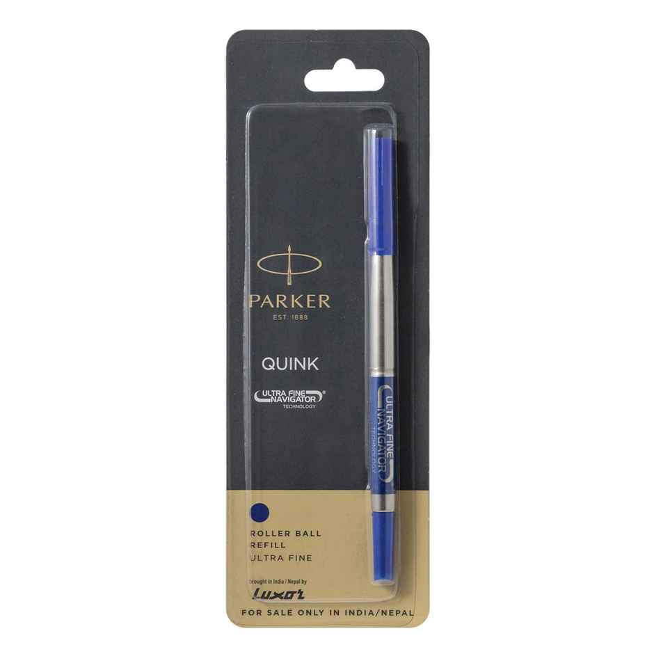Parker Ultra Fine Navigator Rollerball Pen Refill | Blue Ink | Quick-Drying | Long-Lasting Refill