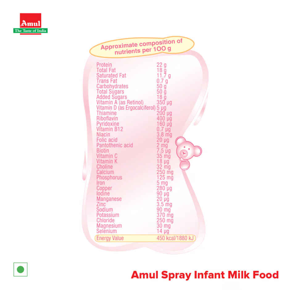 Amul Spray Infant Milk Food Tin