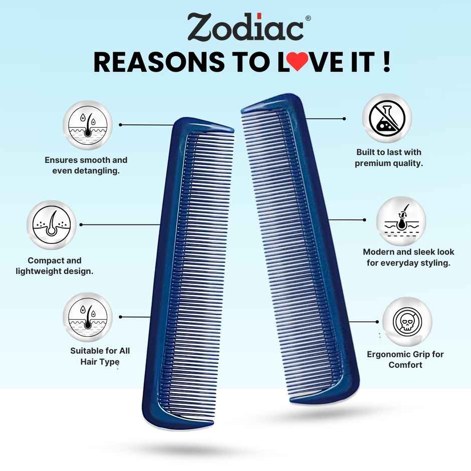 Zodiac 3P Trio Pocket Comb