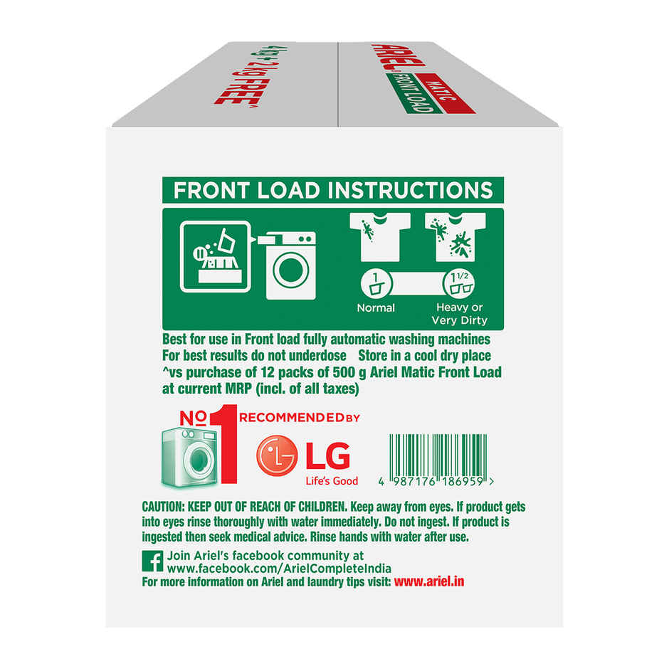 Ariel Matic Front Load Detergent Powder