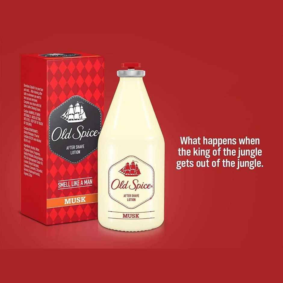 Old Spice Musk After Shave Lotion