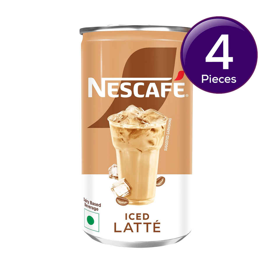 Nescafe Cafe Style Iced Latte Cold Coffee Combo