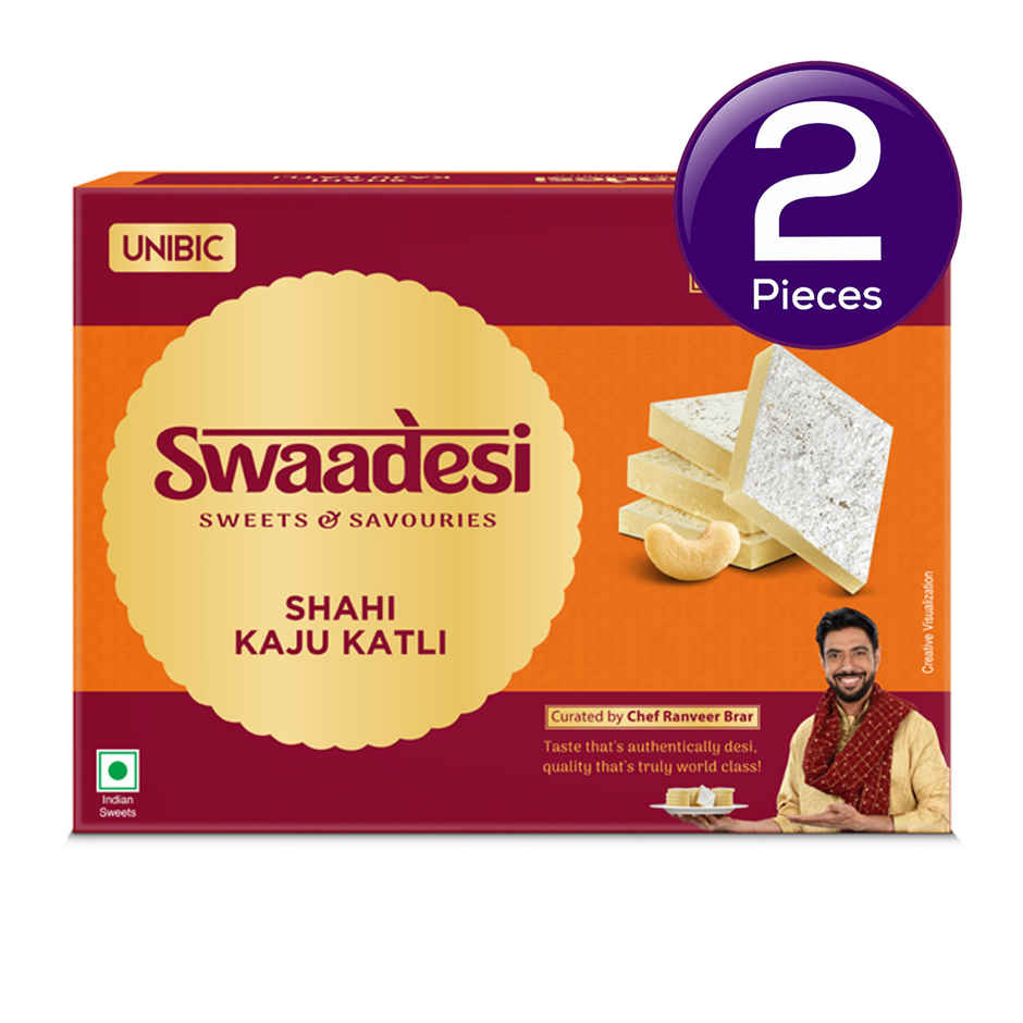 UNIBIC Swaadesi Shahi Kaju Katli Box Combo