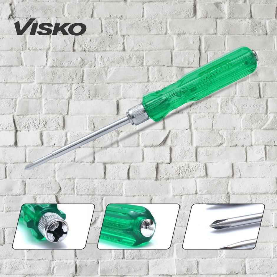 Visko Premium Combination Screwdriver Set - Pack Of 6