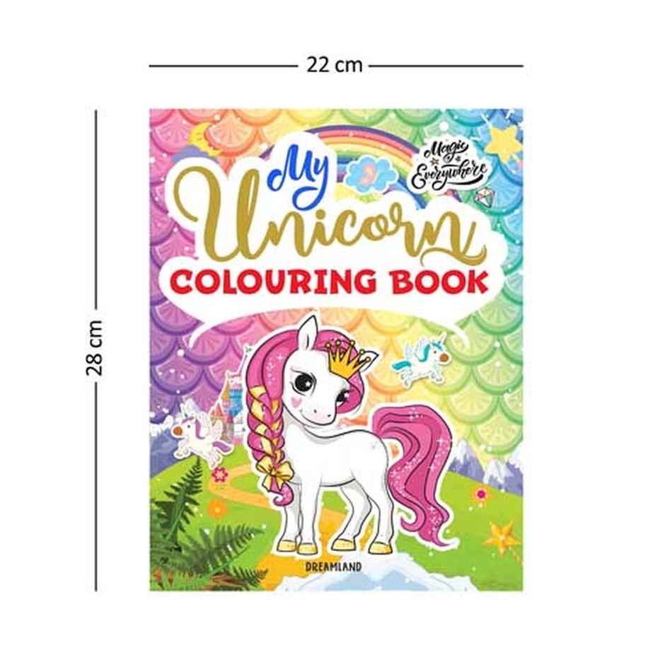 My Unicorn Colouring Book - Fun Colouring Pages For Children Ages 2-7|Unicorn Designs For Colouring