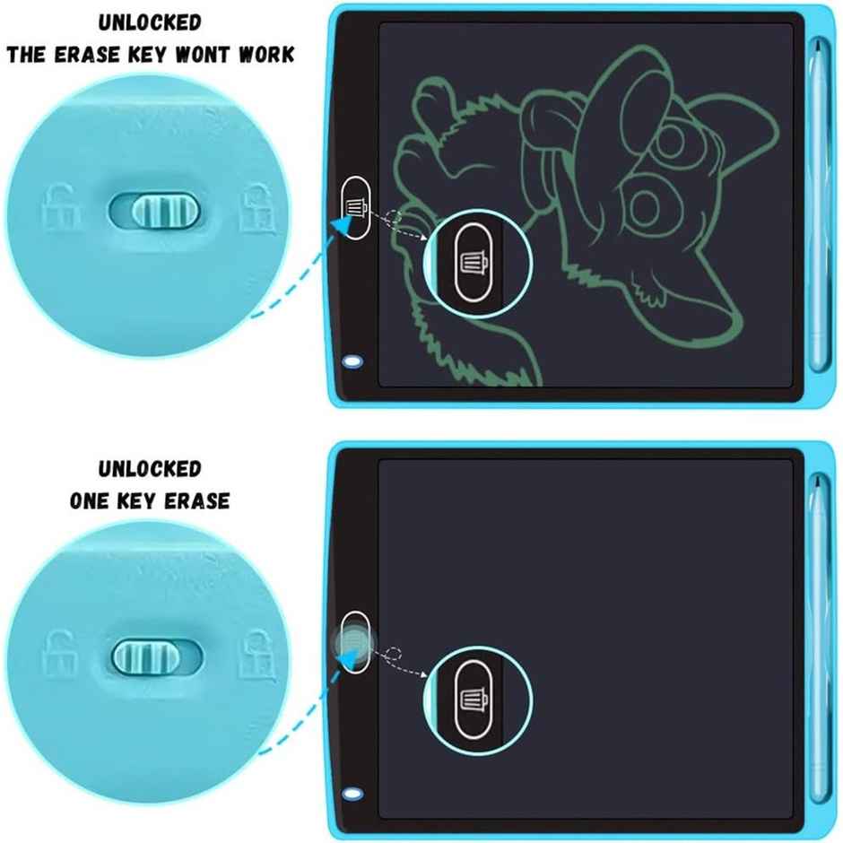 Fablue 8.5" Lcd Educational Writing Tablet For Kids | Multicolor