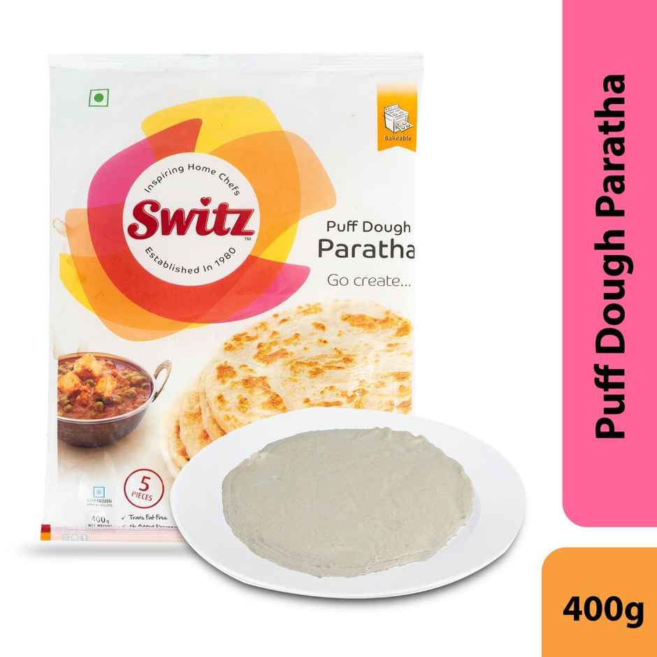 Switz Puff Dough Paratha (05 Units)(400gms) & Switz Spring Roll Dough Sheets 20 Piece(20pc) Combo