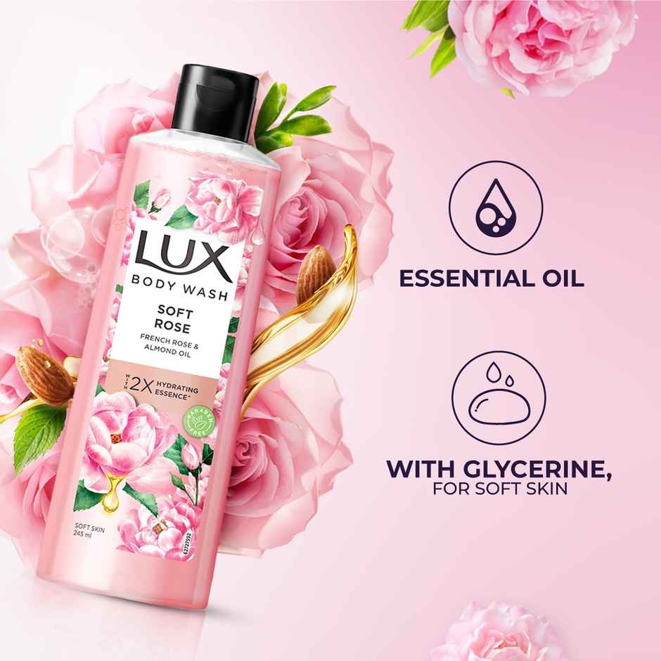 Lux Bodywash - French Rose Fragrance & Almond Oil