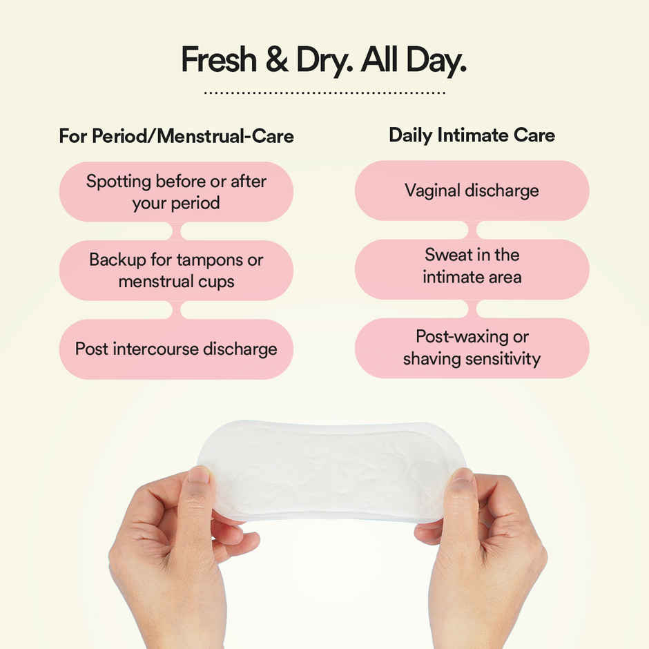 Bloom By Bold Care Panty Liners | Anti-Bacterial Daily Protection & Discharge