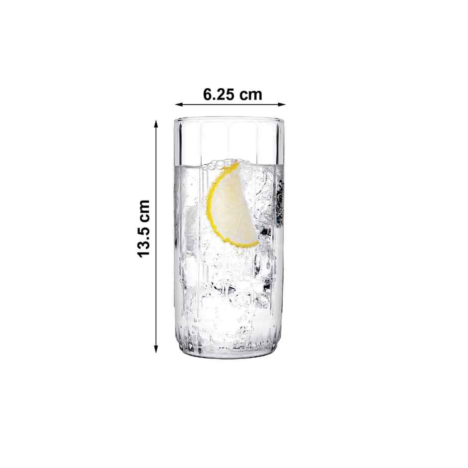 Pasabahce Leia  Long Drink Tumbler | 310 CC | 6 Pcs Set
