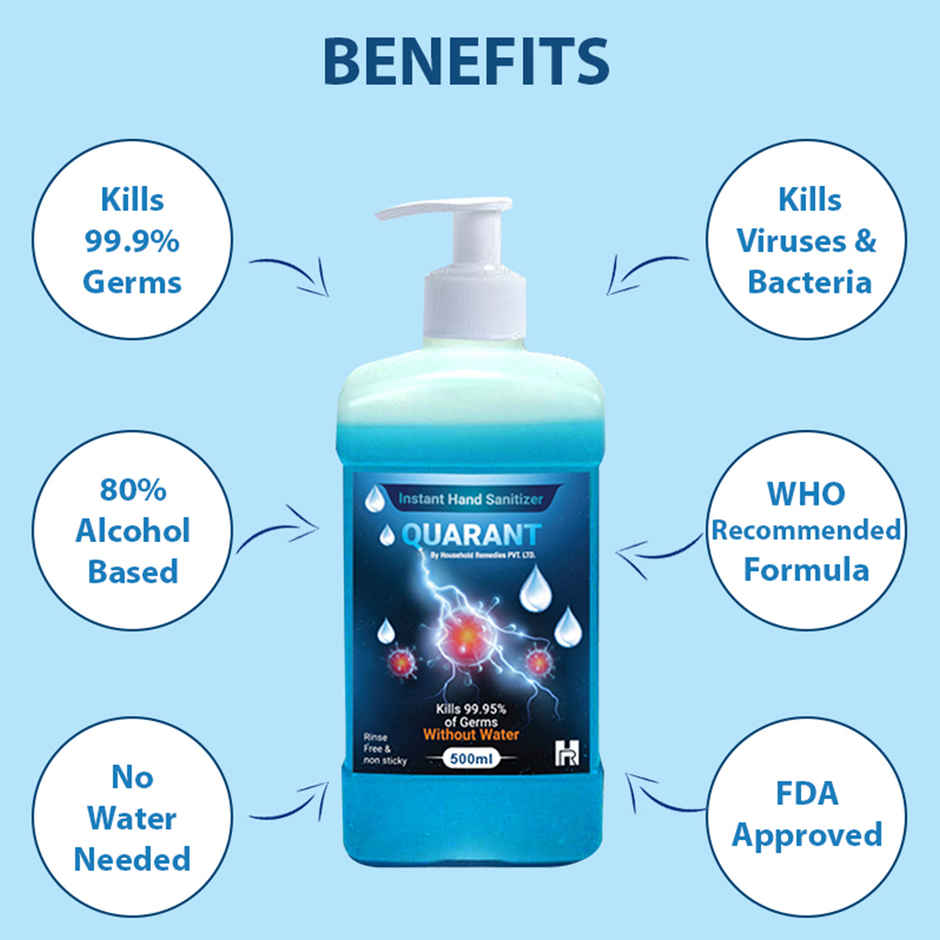Quarant 80% Alcohol Based Instant Hand Sanitizer