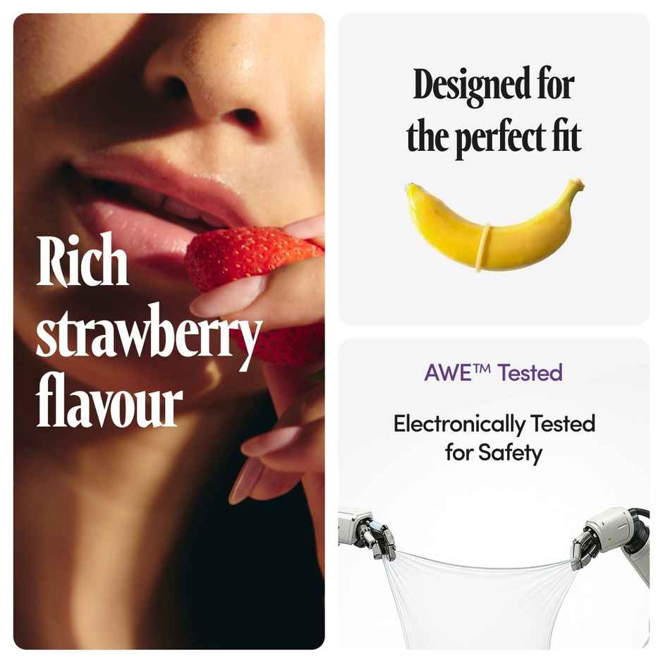 Bold Care 404 By Bold Care Strawberry Flavoured Condoms
