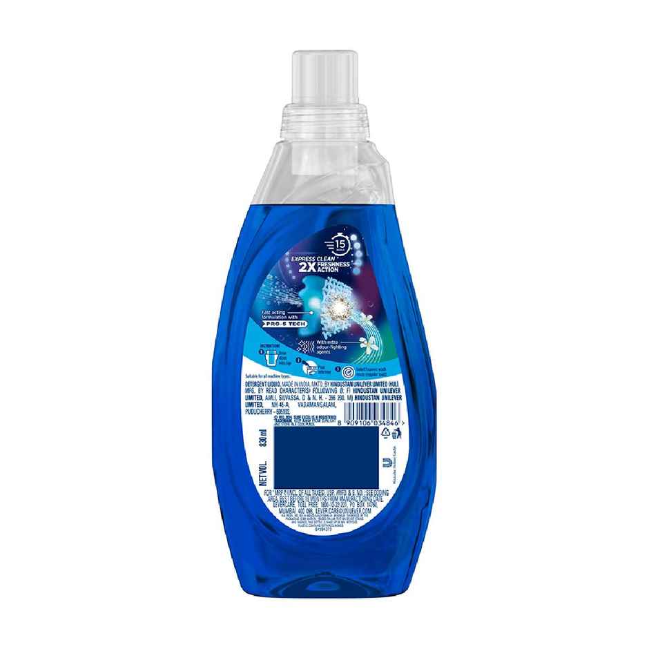 Surf Excel Matic Express Clean & Fresh (830ml) & Comfort Perfume Deluxe Passion (1.8L) Combo