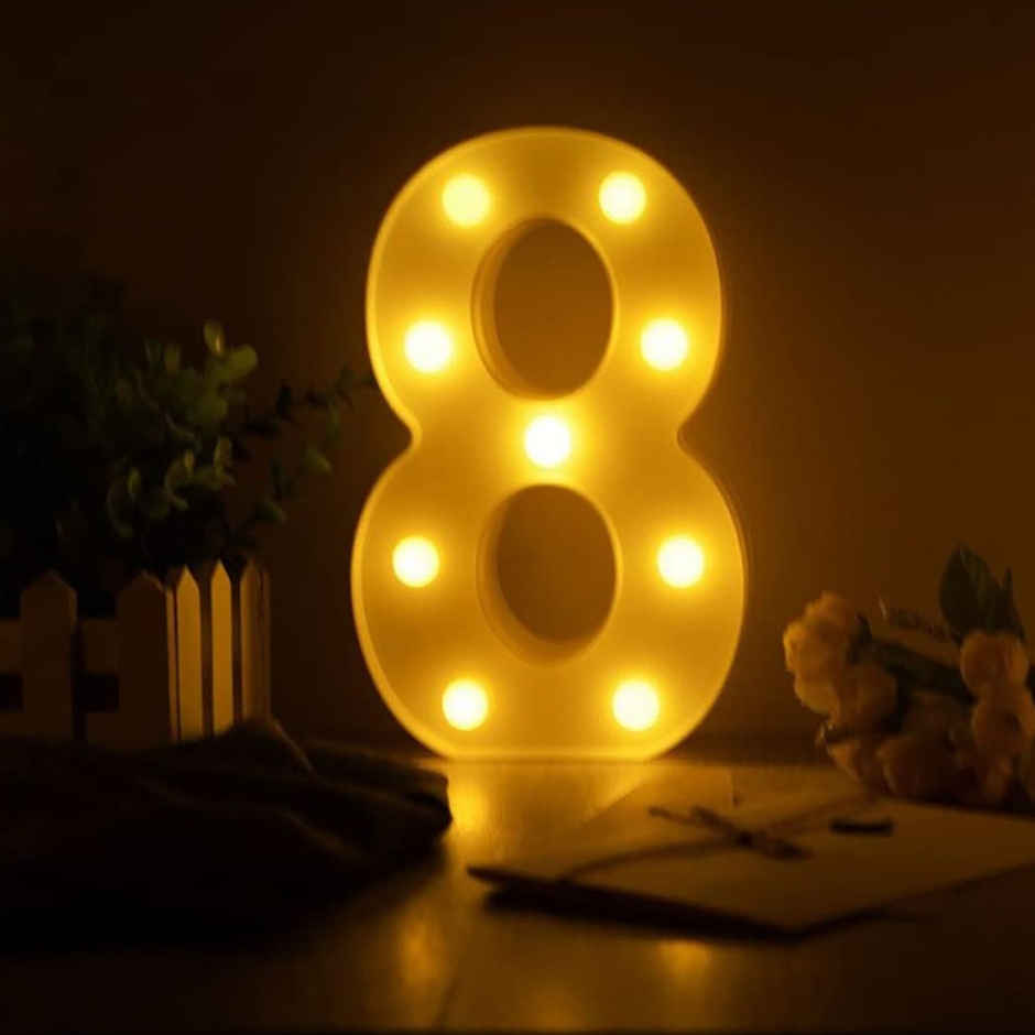 Marquee Number Light Letters For Room Decor Lights | Party Propz