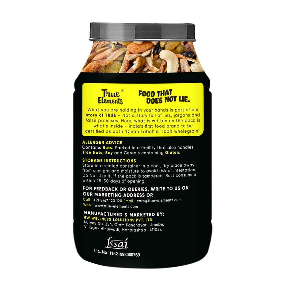 True Elements Premium Dry Fruits Mix Panchmeva Healthy Snacks