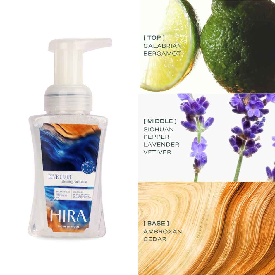 Hira Foaming Hand Wash Woody Aromatic Fragrance