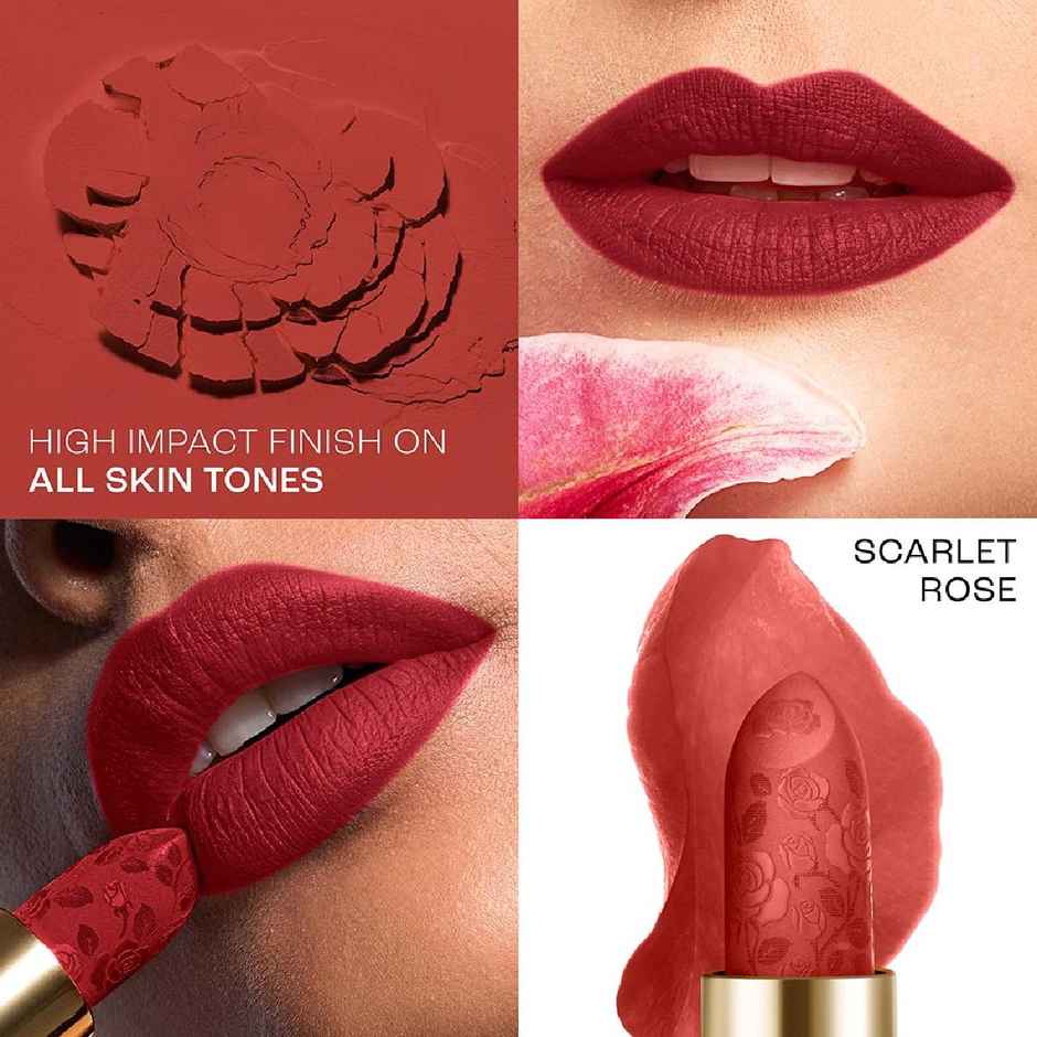 Lakme Rouge Bloom Powder Matte Bullet Scarlet Rose 209