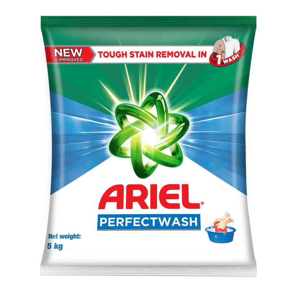 Ariel Perfect Wash Detergent Powder - Removes Tough Stains Like Haldi In 1 Wash
