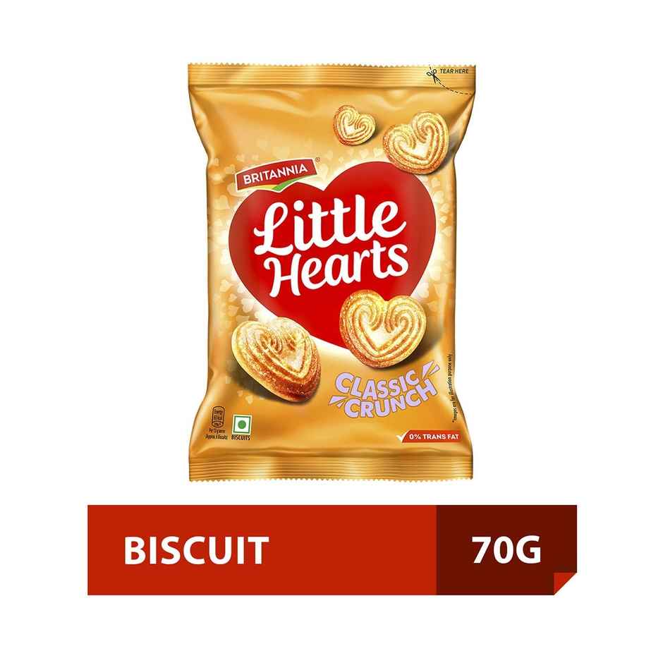 Britannia Little Hearts Classic Crunch Biscuits