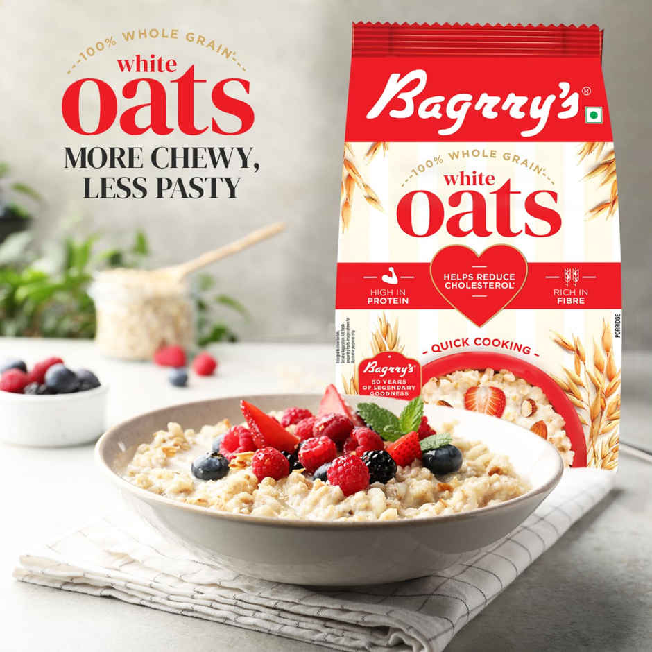 Bagrry's White Oats (Made From 100% Whole Grain)