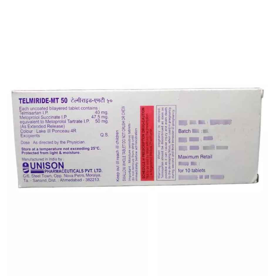 Telmiride-MT 50 Tablet ER