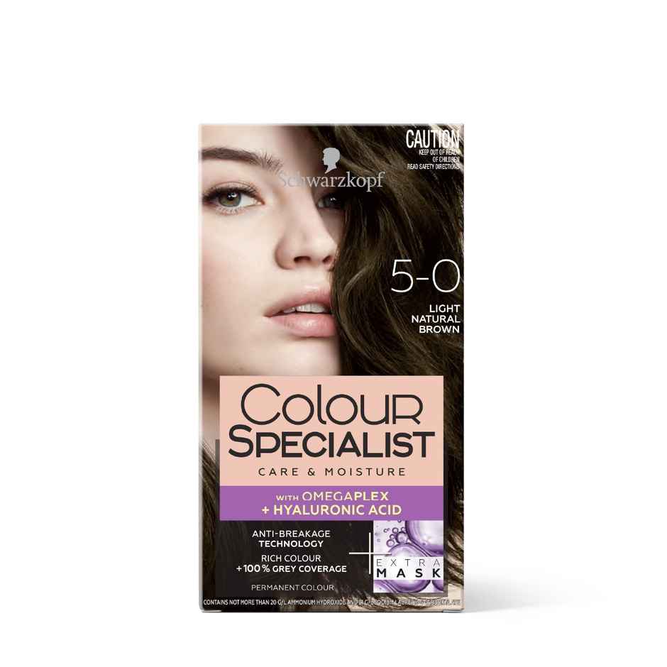 Schwarzkopf Colour Specialist Permanent Hair Colour 5-0 Light Natural Brown
