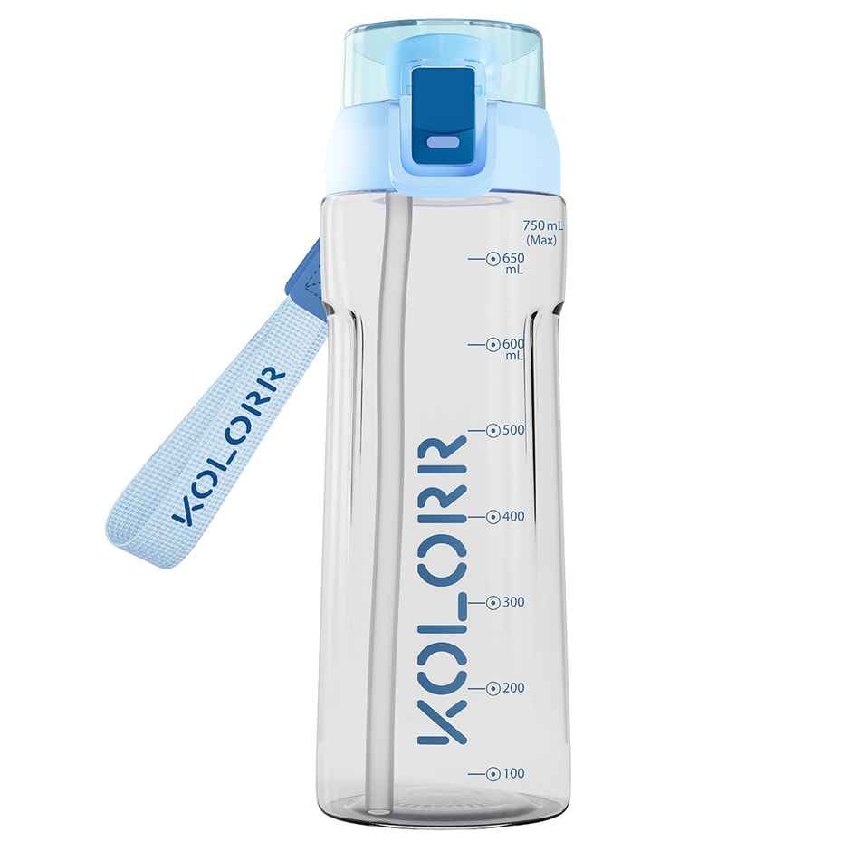 Kolorr Glide + 750 ml Bottle | Light Blue & Blue | Ideal for Travel & Everyday Hydration