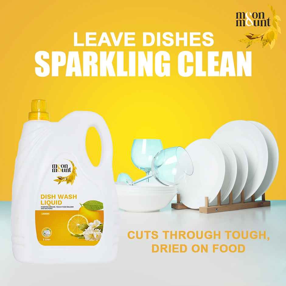 Moon&Mount Lime And Basil Fragrance Dishwash Liquid Gel