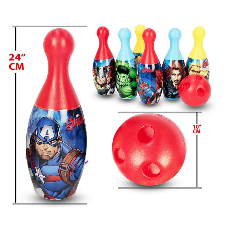 ITOYS Bowling Set Pvc-Avenger 0xc0048112a8 (Assorted)