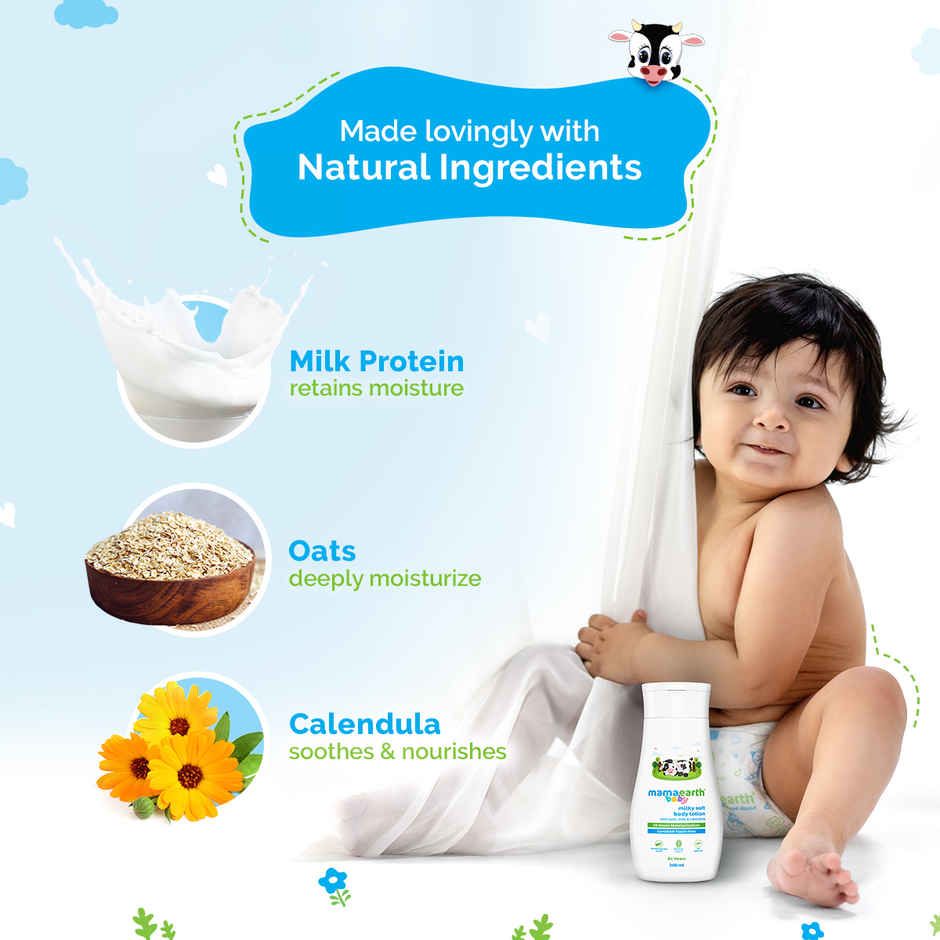 Mamaearth Milky Soft Body Lotion For Babies
