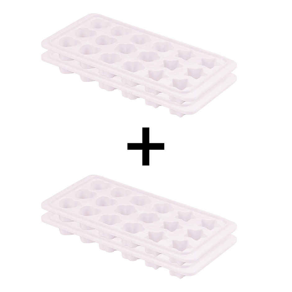 Multi Shape Ice Cube Tray (Set Of 2) Combo