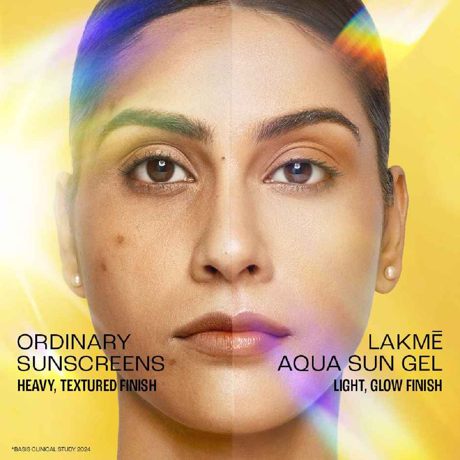 Lakme 5% Niacinamide & Vit C Water-Light Sunscreen Gel Spf 50 Pa++++For Oily Skin,2X Glow