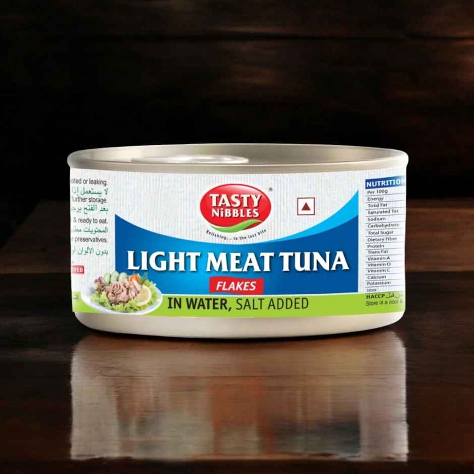 Tasty Nibbles Light Meat Tuna Flakes In Water Canned