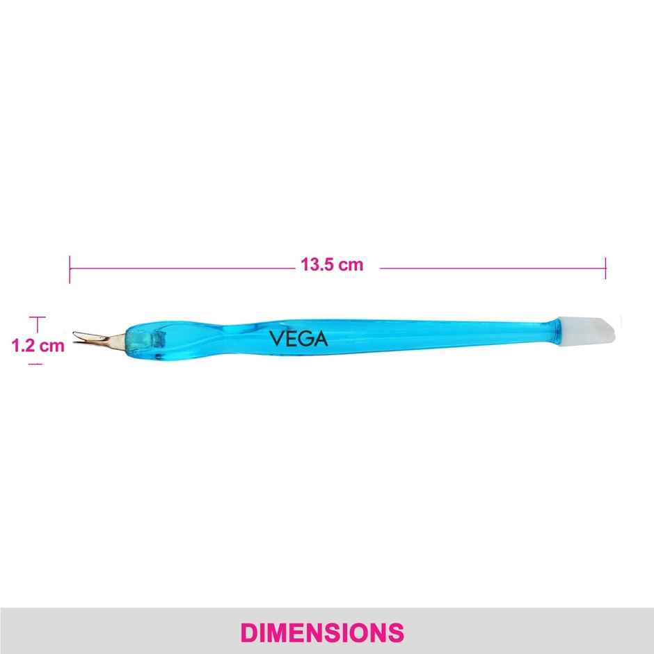 VEGA Cuticle Trimmer and Pusher | Colour May Vary | CTP-01