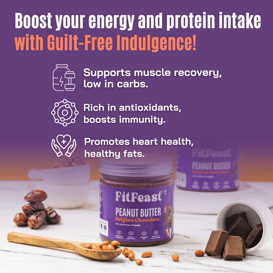 FitFeast Belgian Chocolate Peanut Butter