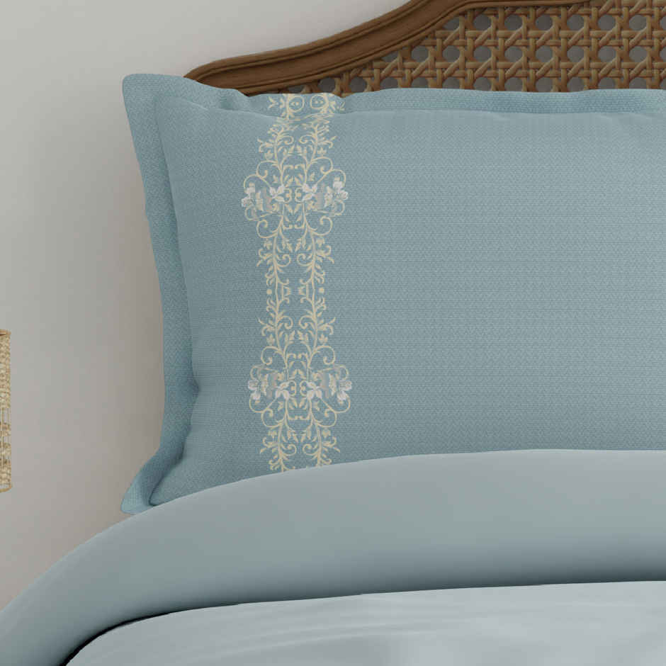 Boutique Living Eleanor (Valatia) 100% Cotton 200 TC Pillow Covers - Pack of 2