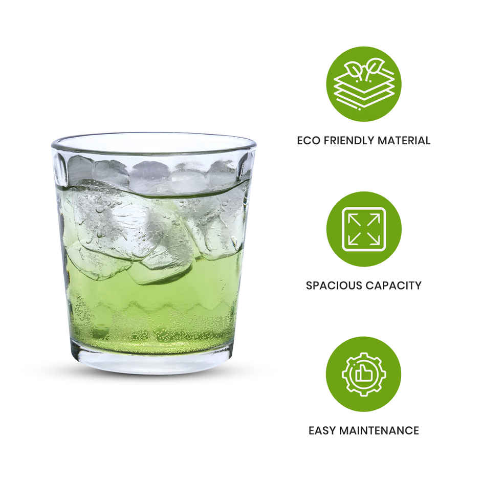 Yera Coolwave 245 ml Water/Juice Tumbler Set | 6 pcs